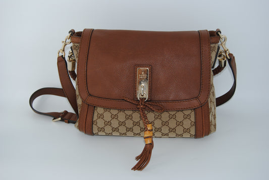 Gucci Canvas Bella Flap