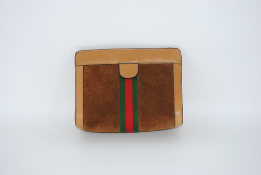 Gucci Web Sheer Suede Vintage