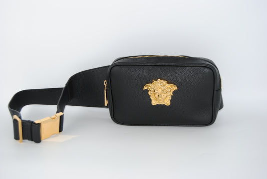 Versace Medusa Leather Belt Bag