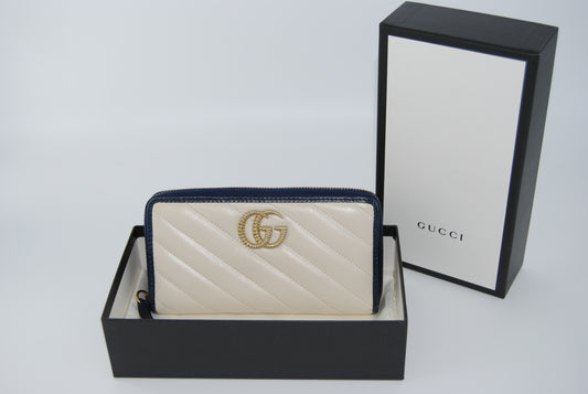 Gucci GG Marmont Double G logo Wristlet Wallet  Pre Owned