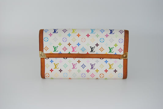 Louis Vuitton  Takashi Murakami 2003 Porte Tresor wallet Pre Owned