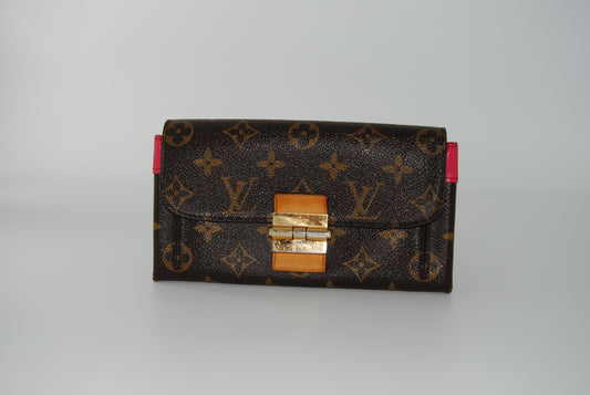 Louis Vuitton Monogram Elysee Wallet Pink