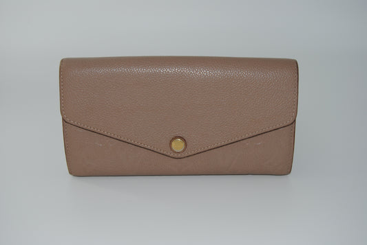 Louis Vuitton Empreinte Sarah Wallet NM Tourterelle