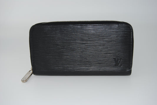 Louis Vuitton Epi Clemence Wallet Black