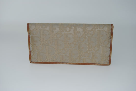 Dior Oblique Trotter Wallet Beige