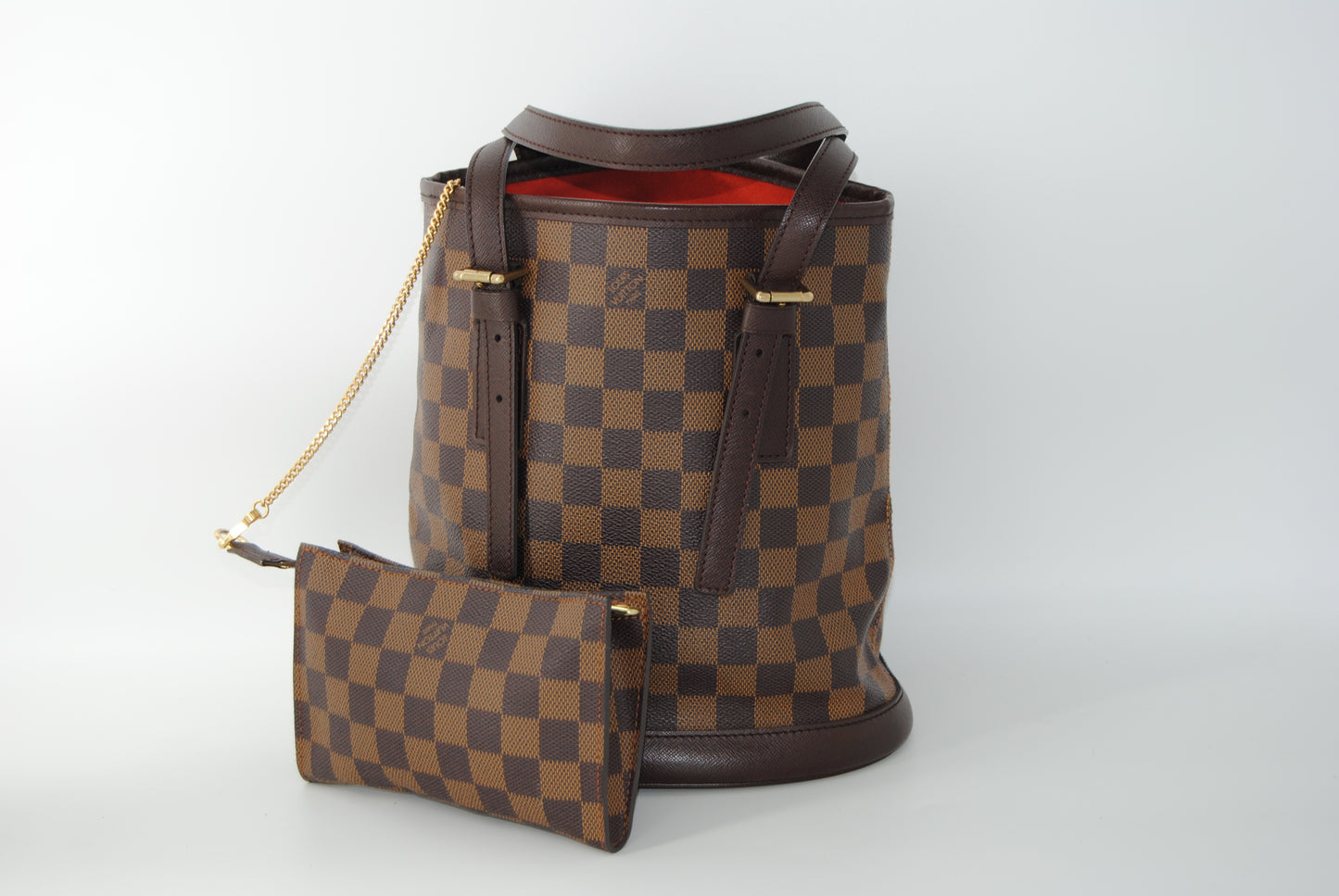 Damier Ebene Marais Bucket