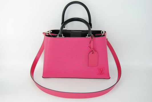 Hot Pink Epi Leather Kleber PM Bag