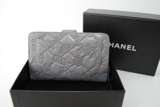 Chanel Grey Wallet