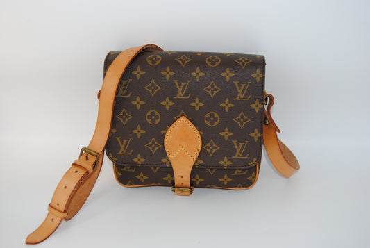 Louis Vuitton Monogram Canvas Cartouchiere MM Shoulder Bag