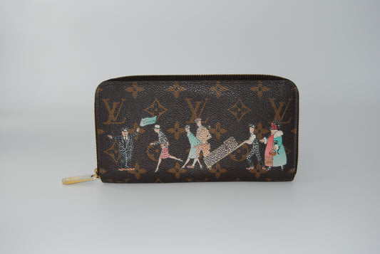 Louis Vuitton Limited Edition Monogram Illustre Champs Elysees Zip Around Wallet