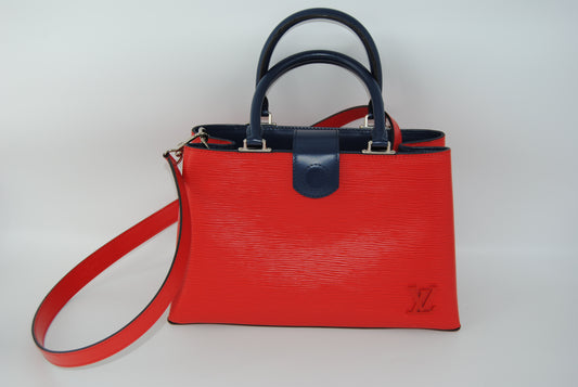 Louis Vuitton Coquelicot Epi Leather Kleber PM Bag