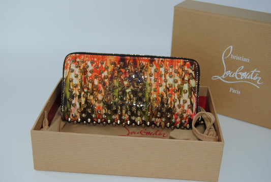 Christian Louboutin Panettone Long Wallet Zip Around Multicolor