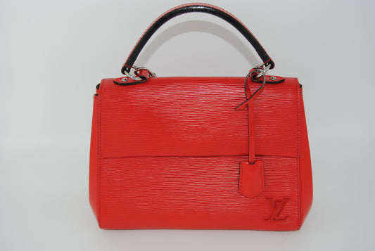 Louis Vuitton Satchel Coquelicot Epi Cluny Red MM