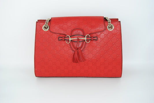 Gucci Emily Guccisima Shoulder Bag