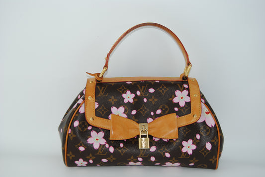 Louis Vuitton Monogram Cherry Blossom Sac Retro Brown