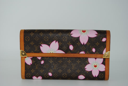 Louis Vuitton Murakami Cherry Blossom International Wallet