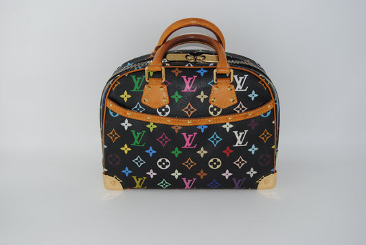 Louis Vuitton Murakami Trouville Black Handbag