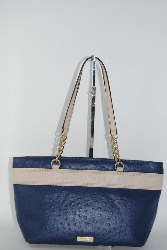 Kate Spade Provence Charm City Ostrich Satchel Bag | Robin’s Egg Blue