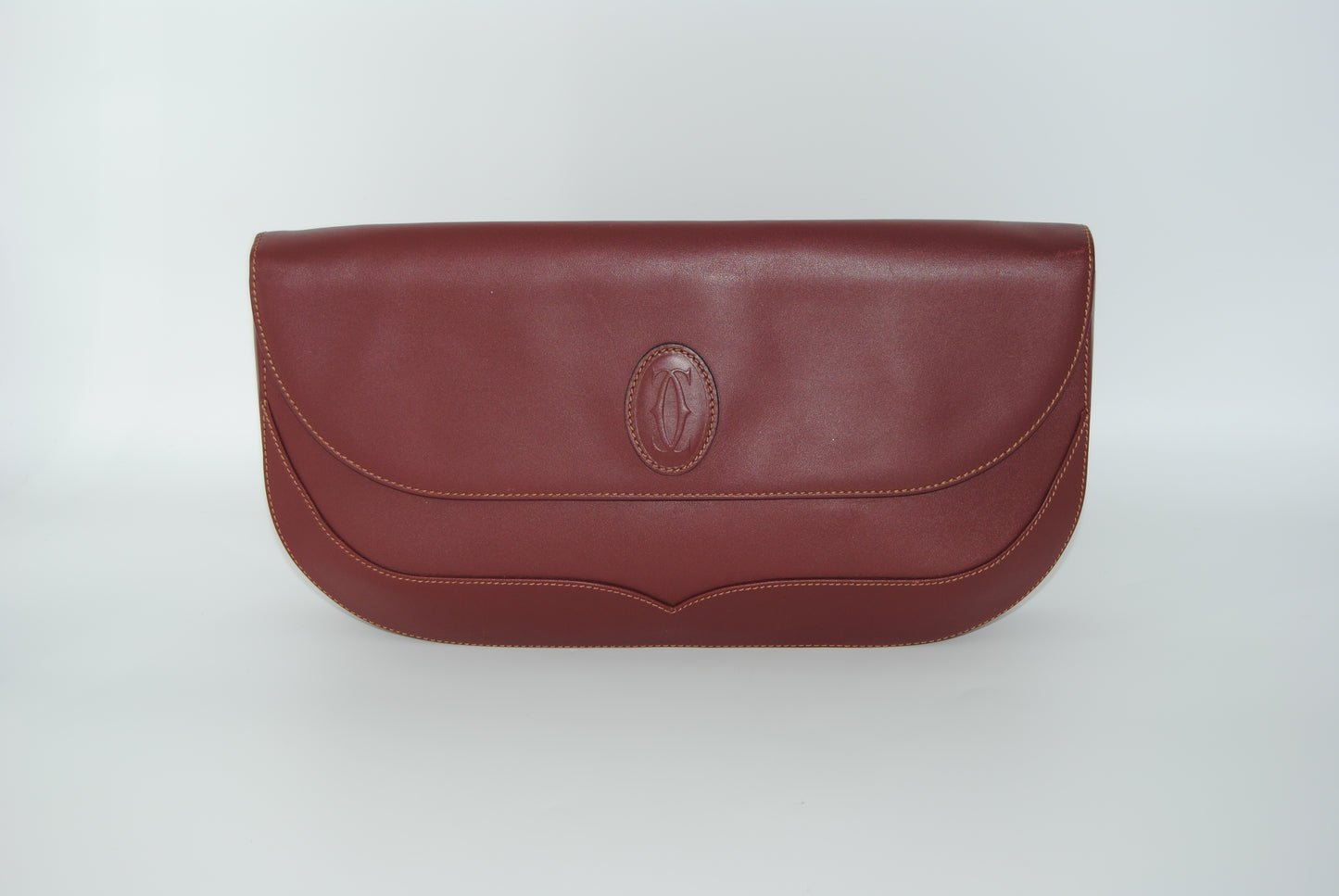 Cartier Must Leather Bordeaux Pochette