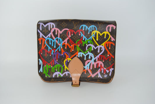 Louis Vuitton Cartouchiere PM Costumized