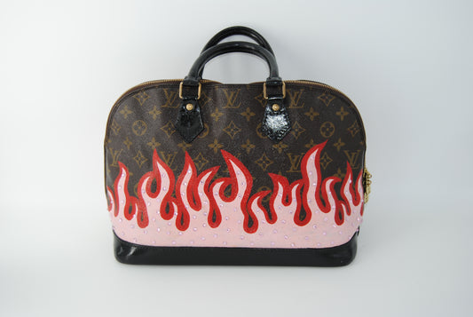 Louis Vuitton Monogram Alma MM Customized