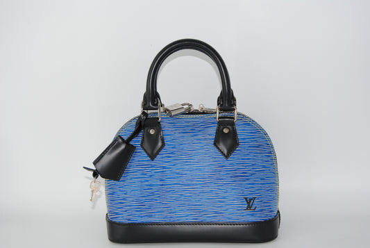 Louis Vuitton Epi Alma BB Denim Light