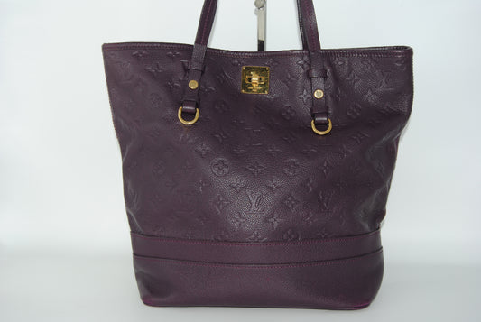 Louis Vuitton  Monogram Empreinte Citadine Purple