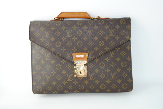 Louis Vuitton Monogram Canvas Serviette Conseiller Business Briefcase