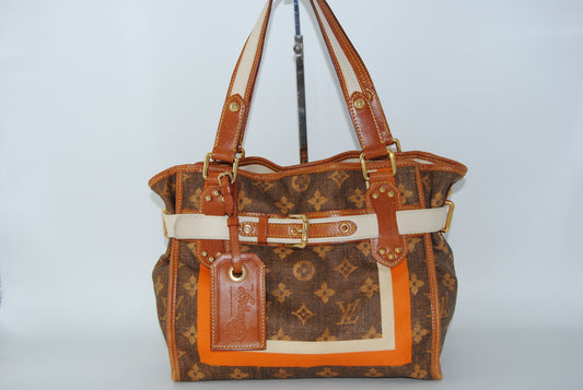 Louis Vuitton Monogram Rayures Tisse Sac PM Limited Edition