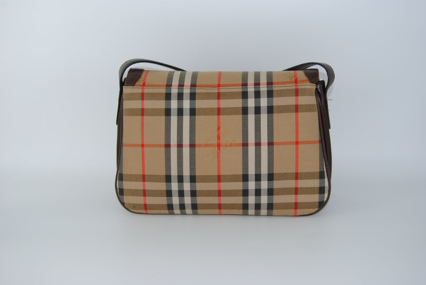 Burberry Shoulder Bag Nova Check Canvas